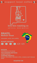 Load image into Gallery viewer, Brazil Medium Roast - Sourced in Mantiqueria de Mins